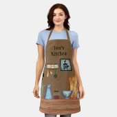 Land Rustic Farmhouse Kitchen - Aangepast Schort (Gedragen)