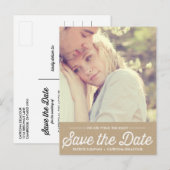 LAND RUSTIC | FOTO BESPAAR DE DATUM-BRIEFKAART AANKONDIGINGSKAART (Voorkant / Achterkant)