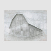 land Rustic Grey Barn Textuur Tissuepapier (Voorkant)