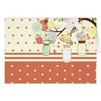 Land Rustic Mason Jar Hartelijk dank