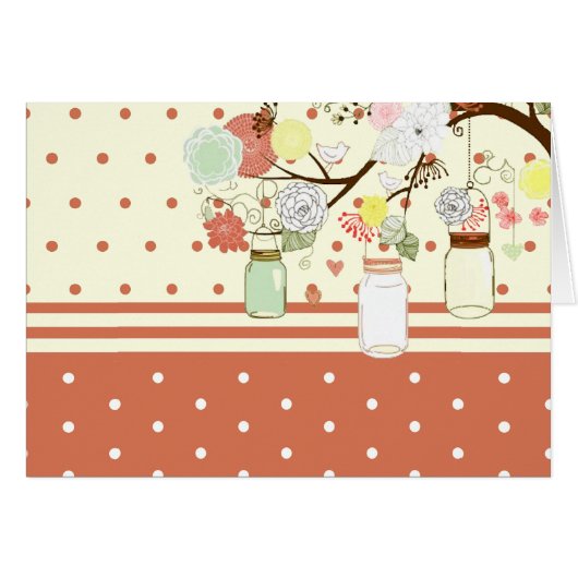 Land Rustic Mason Jar Hartelijk dank (Voorkant Horizontaal)