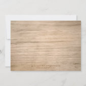 Land Rustic Mason Jar Hydrangea Vrijgezellenfeest Kaart (Achterkant)