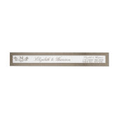 Land Rustic Monogram Branch & Burlap Wedding (Individueel)
