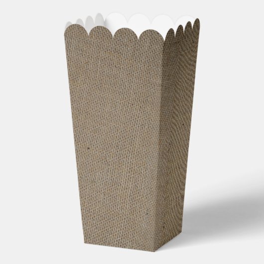 Land Rustic Monogram Branch & Burlap Wedding Bedankdoosjes (Achterkant)