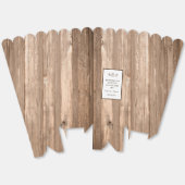 Land Rustic Monogram Branch & Wood Weddenschap Bedankdoosjes (Ongevouwen)