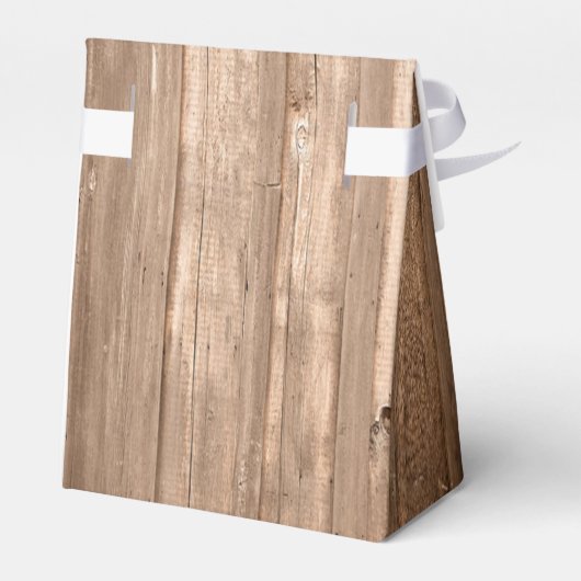 Land Rustic Monogram Branch & Wood Weddenschap Bedankdoosjes (Achterkant)