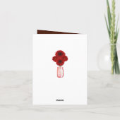 Land Rustic Red Mason Jars Hartelijk dank Bedankkaart (Achterkant)