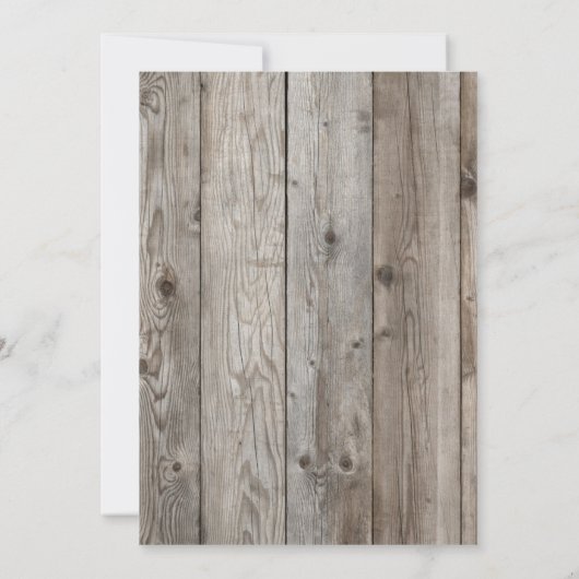 Land Rustic String Lights Jars Wildflower Hood Save The Date (Achterkant)