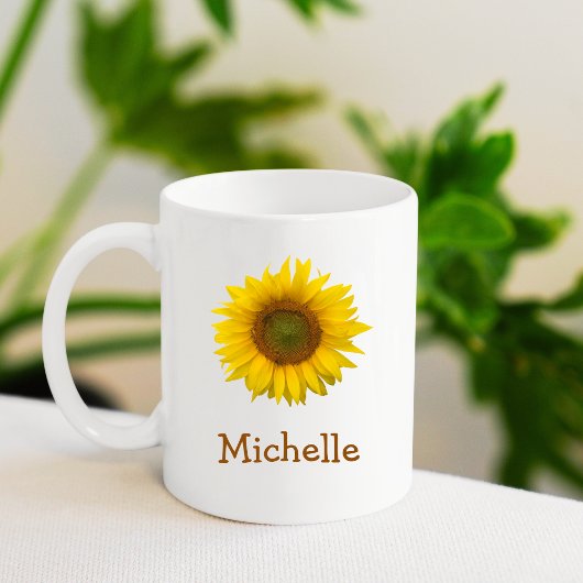 Land Rustic Sunflower Bloom Koffiemok