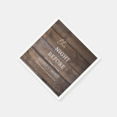 Land Rustic the Night before Wedding Servet (Hoek)