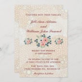 Land Rustic Wedding Floral Kaart (Voorkant / Achterkant)