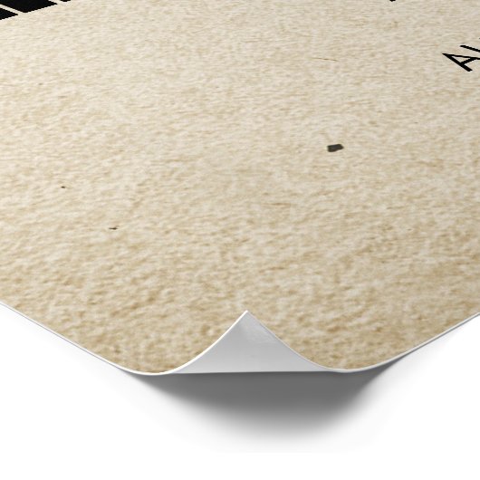 Land Rustic Western bruiloft Welkomstgebarentaal P Poster (Hoek)