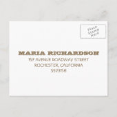 Land rustieke bruiloft RSVP briefkaarten (Achterkant)