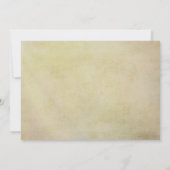 Land rustieke bruiloft uit te nodigen met paardenp kaart (Achterkant)