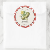 Land rustieke Dill augurk Inblikken pot label (Tas)