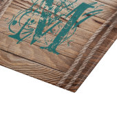 Land Rustige houten monogram snijvlak Snijplank (Hoek)