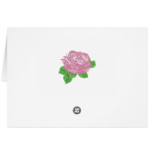 Land Rustige Paarse Mason Jar Hartelijk dank (Achterkant Horizontaal)