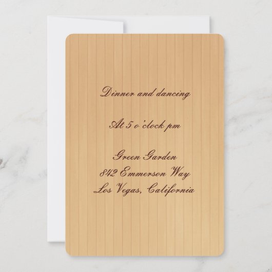 Land Rustige Paarse Mason Jars Ontvangt Kaart (Achterkant)