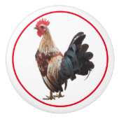 Land Rustige waterkuikens Keramische Knop (Voorkant)