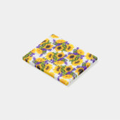 Land Rustige Witte Hout Paarse Gele Zonnebloem Post-it® Notes (Schuin)