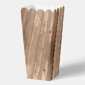 Land Rustige zonnebloem & bruinwoudhuwelijk Bedankdoosjes (Achterkant)