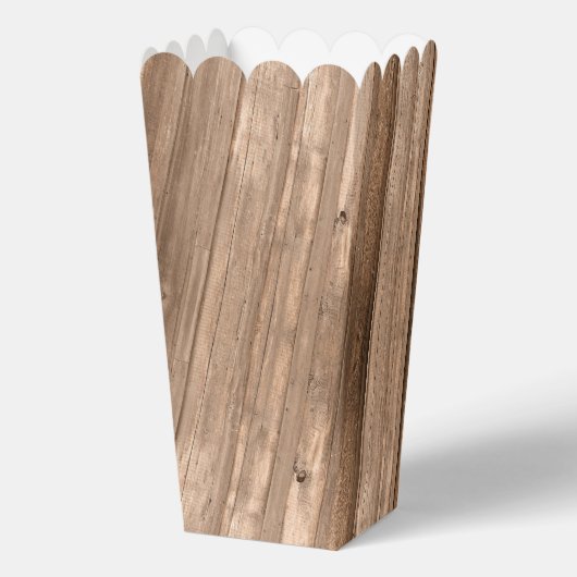 Land Rustige zonnebloem & bruinwoudhuwelijk Bedankdoosjes (Achterkant)