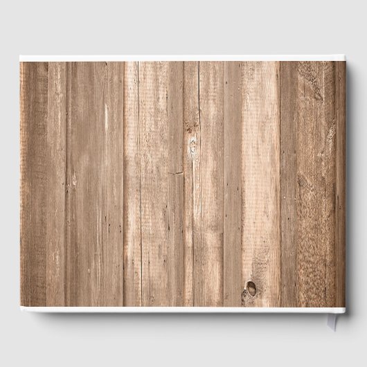 Land Rustige zonnebloem & bruinwoudhuwelijk Gastenboek (Achterkant)