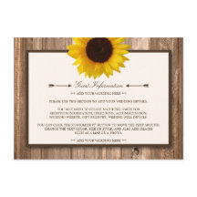 Land Rustige zonnebloem & bruinwoudhuwelijk