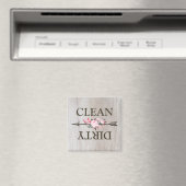 Land Rustisch Floral Roos Dishwasher Magnet (Insitu (Vaatwasser))