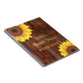 Land Rustisch Vrijgezellenfeest-gastboek Notitieboek (Rechterzijde)