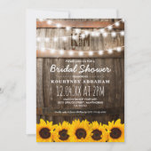 Land Rustisch Vrijgezellenfeest | Zonnebloemen Kaart (Voorkant)