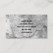 Land Rustisch zwart en  witte Barn Visitekaartje (Achterkant)