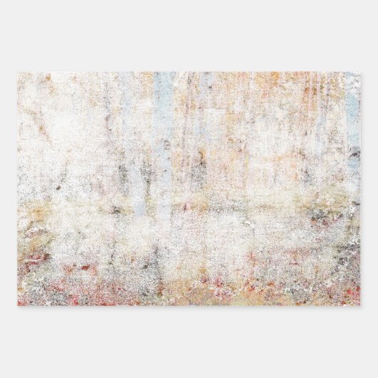 Land Rustische witte beige textuur Inpakpapier Vel (Voorkant 3)