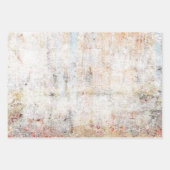 Land Rustische  witte beige textuur Inpakpapier Vel (Voorkant)