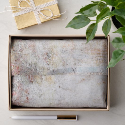 Land Rustische witte beige textuur Tissuepapier (Geschenk)