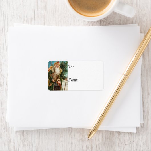 Land Santa Gift Label (Insitu)