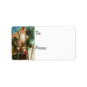 Land Santa  Gift Label (Voorkant)