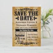 land Save the Date Cards (Staand voorkant)