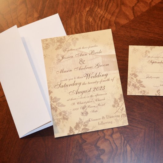  land schuur bruiloft kaart