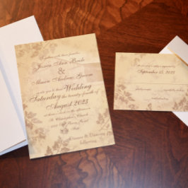  land schuur bruiloft kaart