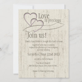 Land Schuur Hout Bruiloft Harten Kaart