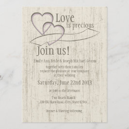 Land Schuur Hout Bruiloft Harten Kaart