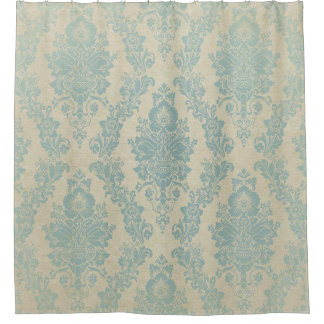 Land Shabby Chic Damask Douchegordijn