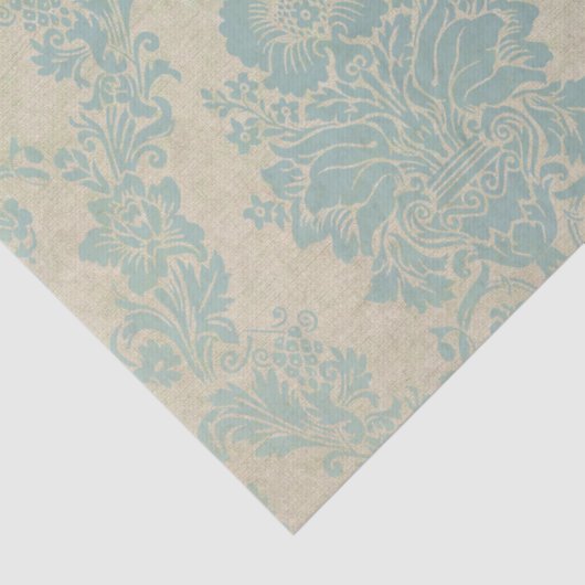 Land Shabby Chic Damask Tissuepapier (Detail)