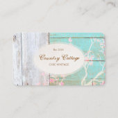 Land  Shabby Rustic Wood Chic Boutique Visitekaartje (Voorkant)