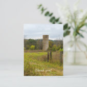 Land Silo Briefkaart (Staand voorkant)