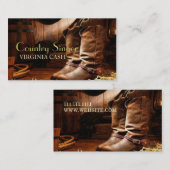 Land Singer, Vocalist, Solo, Prestaties Visitekaartje (Voorkant / Achterkant)