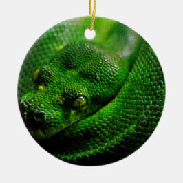 Land slang keramisch ornament