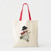 Land Snowman Canvas tas (Voorkant)
