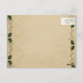 Land Snowman en Penguin Friendship Briefkaart (Achterkant)